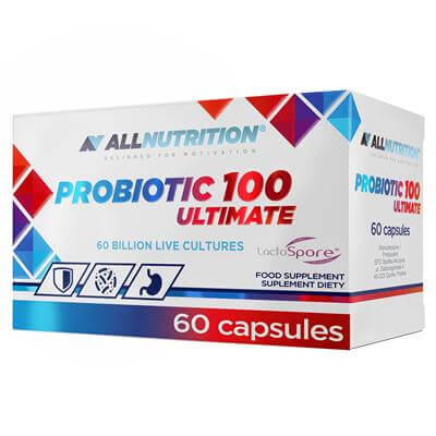 ALLNUTRITION PROBIOTIC 100 ULTIMATE 60 kap LACTO SPORE NEW