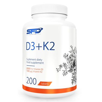 Vitamina D3+K2 200 Tab